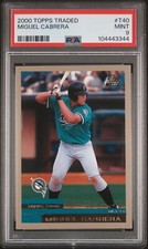 2000 Topps Traded Miguel Cabrera #T40 RC PSA 9 MINT