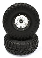Integy For Crawler V2 Alloy 6 Spoke Type S3 1.9 Wheel & Tire (2) C25409silve Integy For Crawler V2 Alloy 6 Spoke Type S3 1.9 Wheel & Tire (2) C25409silve