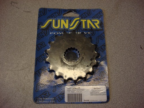 PIÑÓN DELANTERO SUZUKI GSX-R1300 HAYABUSA 2008-09 SUNSTAR 56017 GSX-R1000 B KING - Imagen 1 de 2