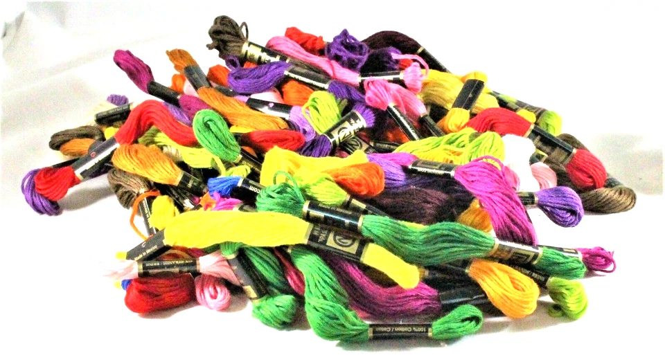 Janlynn Embroidery Cotton Floss 80 Skeins 8.75 Yards 8M Made In Mexico - Image 2 of 4