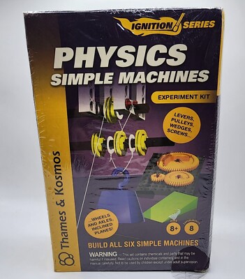 Physics Simple Machines Experiment Kit Teaching Aid Levers Pulleys Wedges Screws