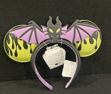 Disney Maleficent Dragon Ears Headband New In Hand