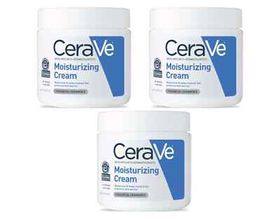 3 Pack CeraVe Moisturizing Face & Body Cream 16 fl oz (S5)