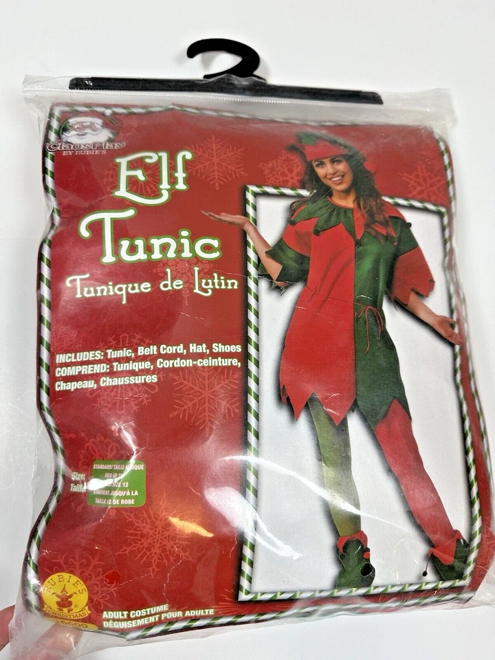 Nuevo con etiquetas Túnica de Elfo Rubie para Mujer Se Ajusta a Talla 12 Disfraces para Adultos 4 Piezas Vacaciones Foto 4 de 4