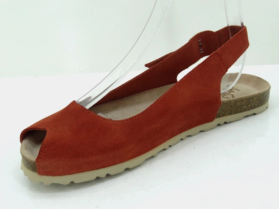 YOKONO Sandales Sandalette Chaussures Confort Femme Cuir Taille 39 - Photo 4/4