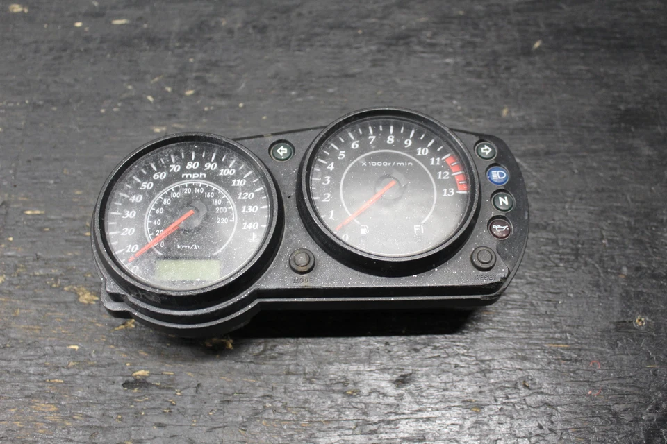 06-08 KAWASAKI NINJA 650R EX650 VELOCÍMETRO MEDIDORES PANTALLA CLÚSTER VELOCÍMETRO Foto 2 de 4