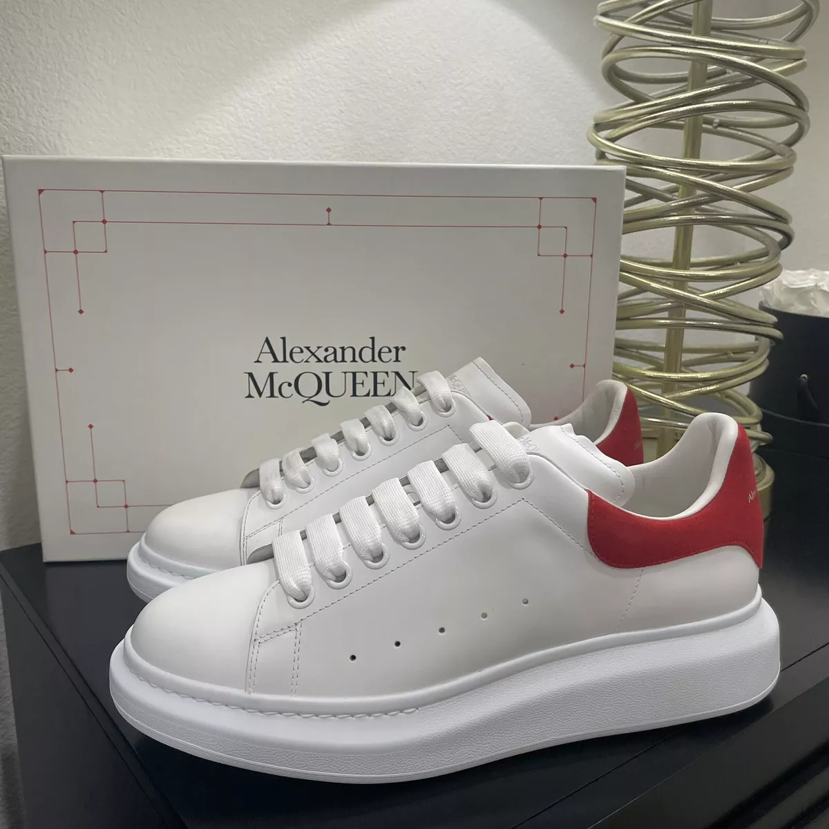 Alexander McQueen Oversized Low-top Sneakers in White | Lyst