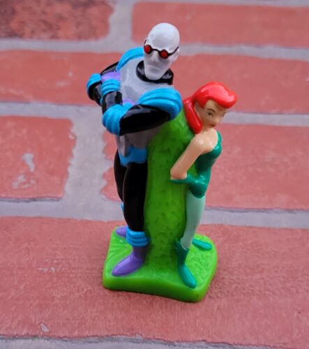 1993 Mr freeze and Poison Ivy Batman the animated series Rubber figure Toy - Picture 1 of 5