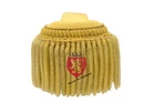 Marching Band Gold Bullion Shoulder Epaulettes with Heavy Spiral Fringe Epaulete