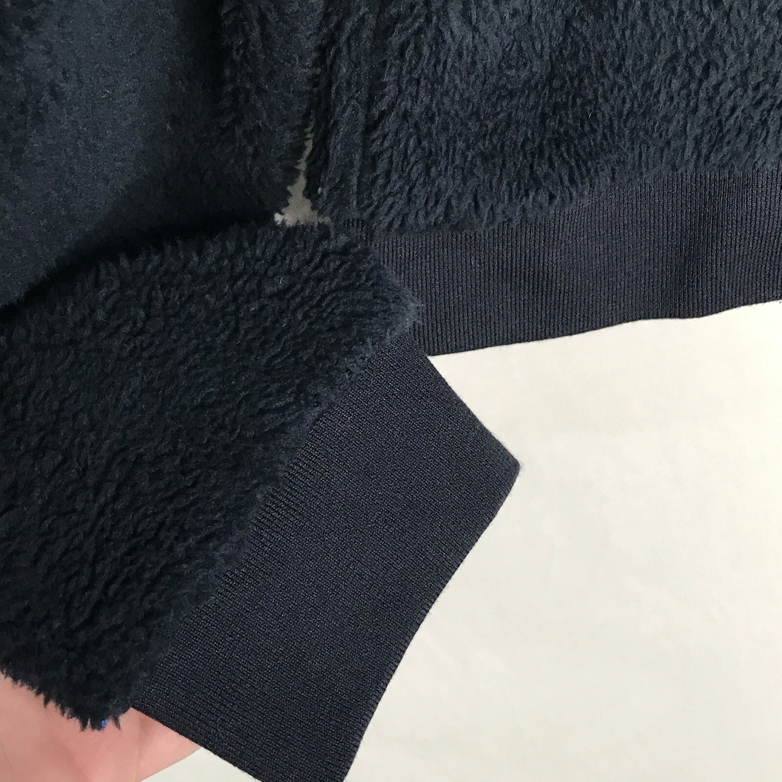beyond-yoga all time sherpa faux fur cropped pullover hoodie