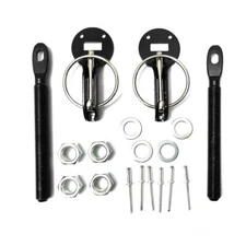 Car Mount Bonnet Hood Pin Pins Lock Latch Alloy Kit Racing Sport Universal 