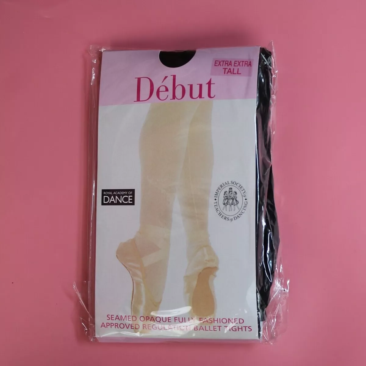 Black Debut footed ballet dance tights all sizes