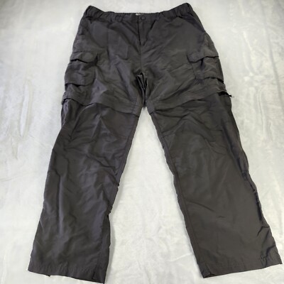 REI Hiking Pants Womens 14 Petite Gray Nylon Straight Leg Convertible | eBay