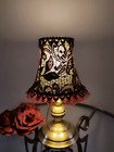 Table lamp, Victorian Table Lamp, bedside table lamp, red lamp,  Male 01