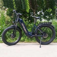 2000W Doppelmotor Elektrofahrrad 48V 25AH Ölbremse E Mountainbike 45km/h ebike