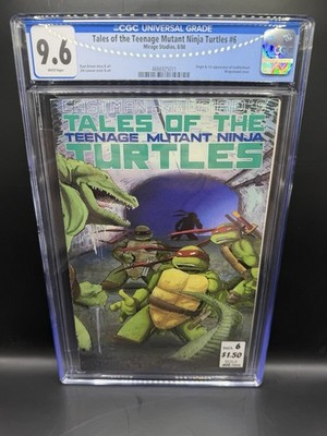 Tales of the Teenage Mutant Ninja Turtles #6 CGC Graded 9.6 WHITE (Mirage 08/88)