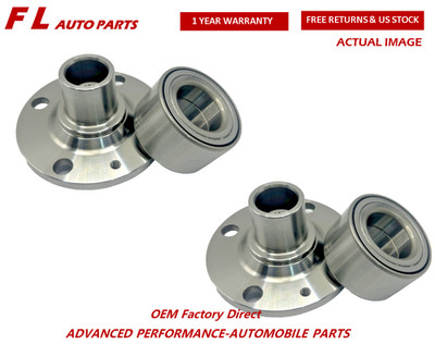 Front Wheel Hub & Bearing Assembly For 2000 2001 2002 Kia Spectra 0K20133061 2PC