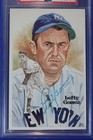 Perez-Steele HOF LEFTY GOMEZ Autograph Post Card PSA DNA Authentic Auto Yankees — photo 2