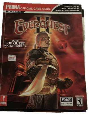EverQuest II Prima Official Game Guide 2004 PC Strategy Guide Maps Quests PB