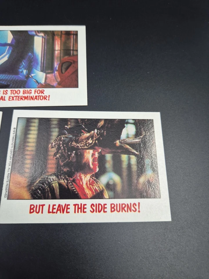 1988 Topps Fright Flicks #40 #46 #70 Alien Horror/Sci-Fi Cards - Image 3 of 4