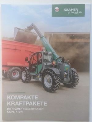 KRAMER KT276/KT316 Teleskoplader Prospekt 10/2025 Traktor Schlepper Bulldog