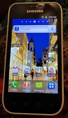 Samsung Fascinate SCH-I500 8GB White (Sprint) Smartphone Very Good Used