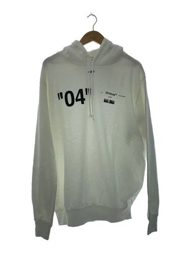 OFF WHITE Felpa con cappuccio OFFWHITE bianca XL usata