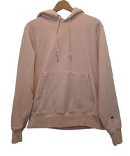 Champion Reverse Weave Pink Pullover Hoodie Sweatshirt Sz S