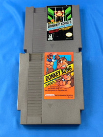 NINTENDO Donkey Kong: Classics & Series 3 (1985) NES-DT-USA Game Cartridge