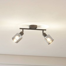 Lindby Strahler Netty (Modern) in Alu aus Gla...