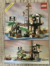 LEGO Forbidden Island 6270 & 6245 Complete W/ Box & Instructions Vintage Pirates