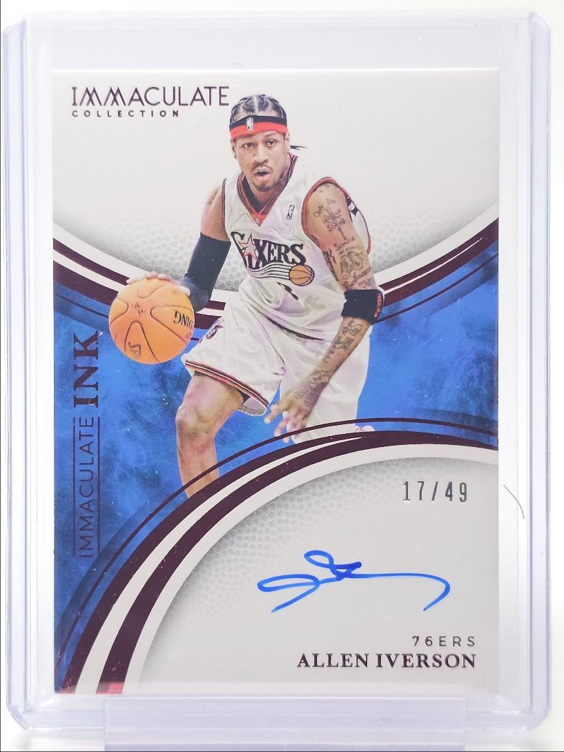 NBAカード Allen Iverson Immaculate Auto /49 【公式通販】