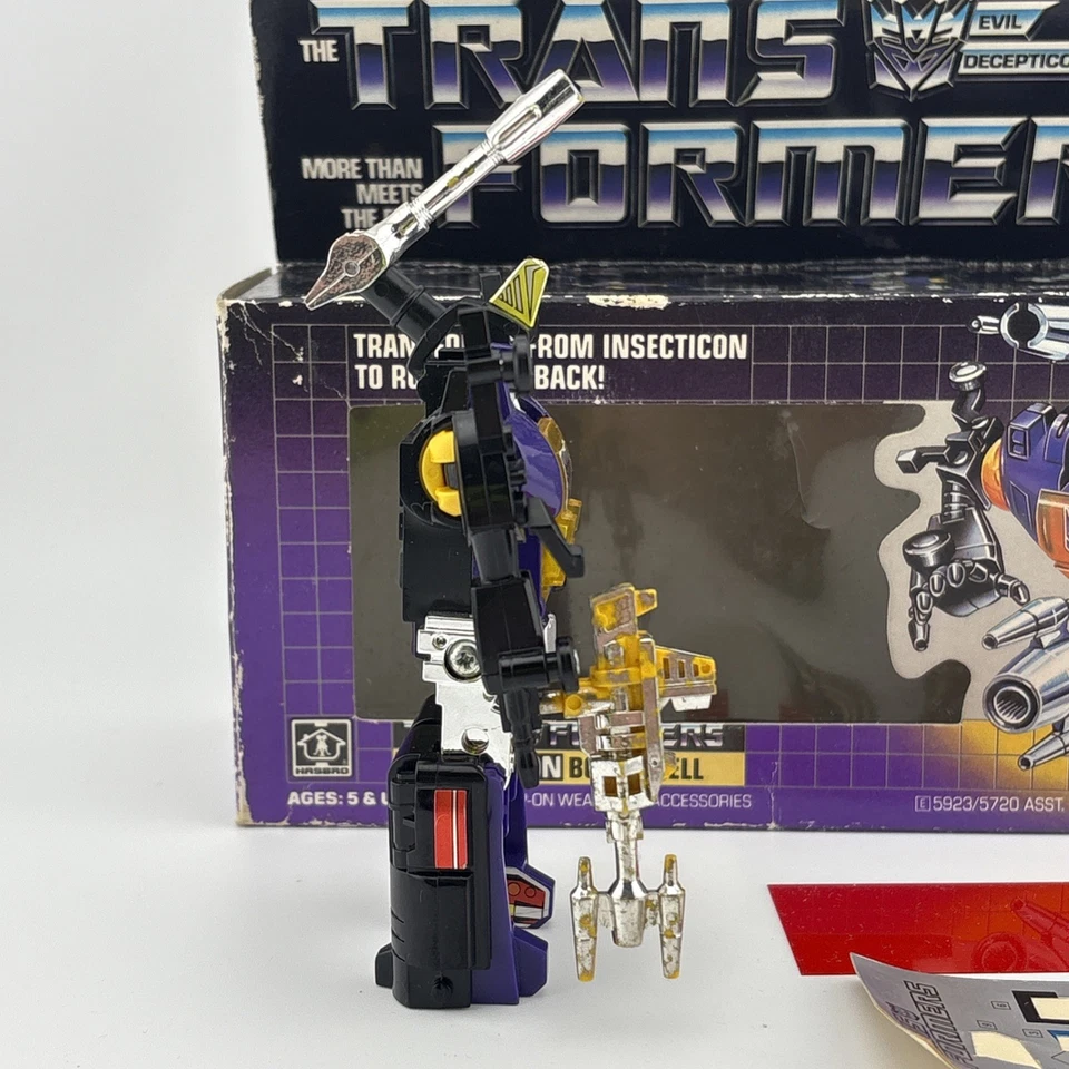 Bombshell Completo con Caja - De Colección 1984 G1 Transformers Hasbro Insecticon Foto 4 de 4