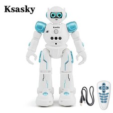 Ksasky Smart Remote Control Robot Toy for Kids Gesture Patrol Music RC Sensing