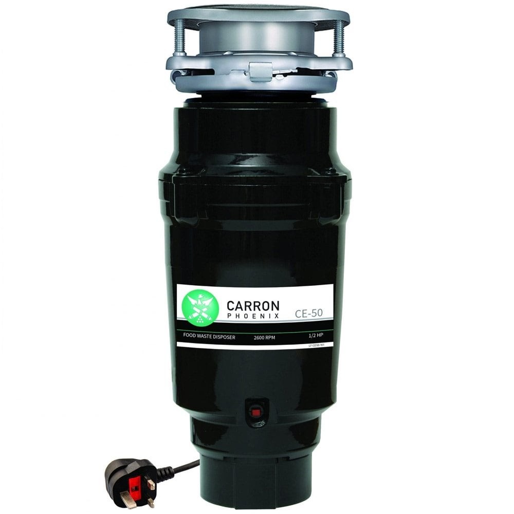 Carron Phoenix Carronade Elite CE-50 Waste Disposal Unit Chrome 0.5HP