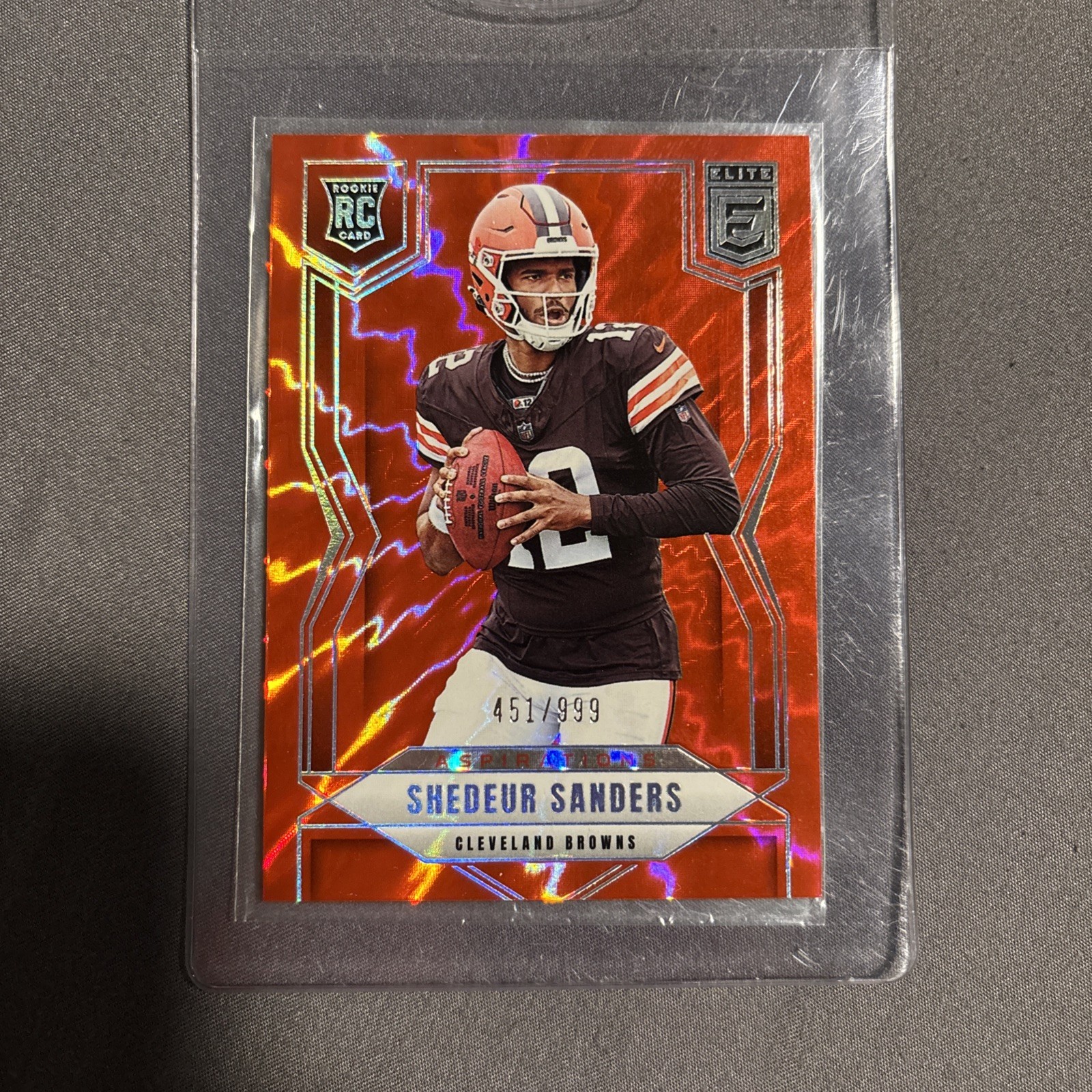 2025 Donruss Elite - Shedeur Sanders RC #112 Red Aspirations /999