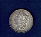 1889 Morgan Silver Dollar - 90% Silver  US Coin  AU