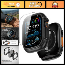 Metal Case for Apple Watch Ultra 49mm - Shockproof, Rugged Protection, Back Cove