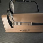 Burberry Full Rim Plastic Black Solid Frame w/ Burberry Case — photo 3