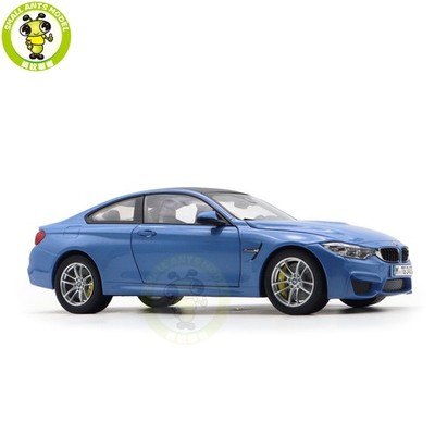 1/18 Paragon BMW M4 F82 2014 Blue Diecast Model Car Toys Friends