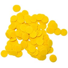 150 PC 3/4-Inch Yellow Stiff Felt Circles for Crafts Sewing DIY Projects