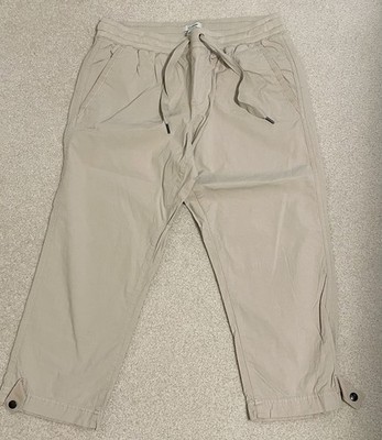 LLBean Capri Beige Khaki Tan Pants Size M Women's