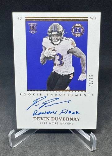 Devin Duvernay - 2020 Panini Encased Rookie Endorsements 75/75 Inscribed Auto SP
