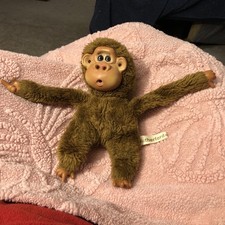 Russ Berrie Rutherford III Plush Stuffed Animal Monkey Thumb Suck 601 Tag