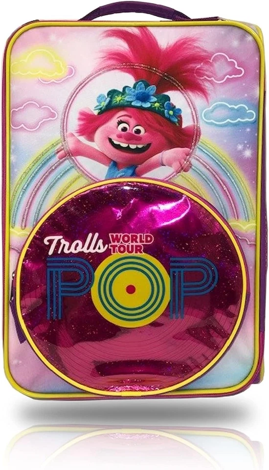 Equipaje con ruedas de lado blando Trolls Pop de viaje con estilo Foto 3 de 4