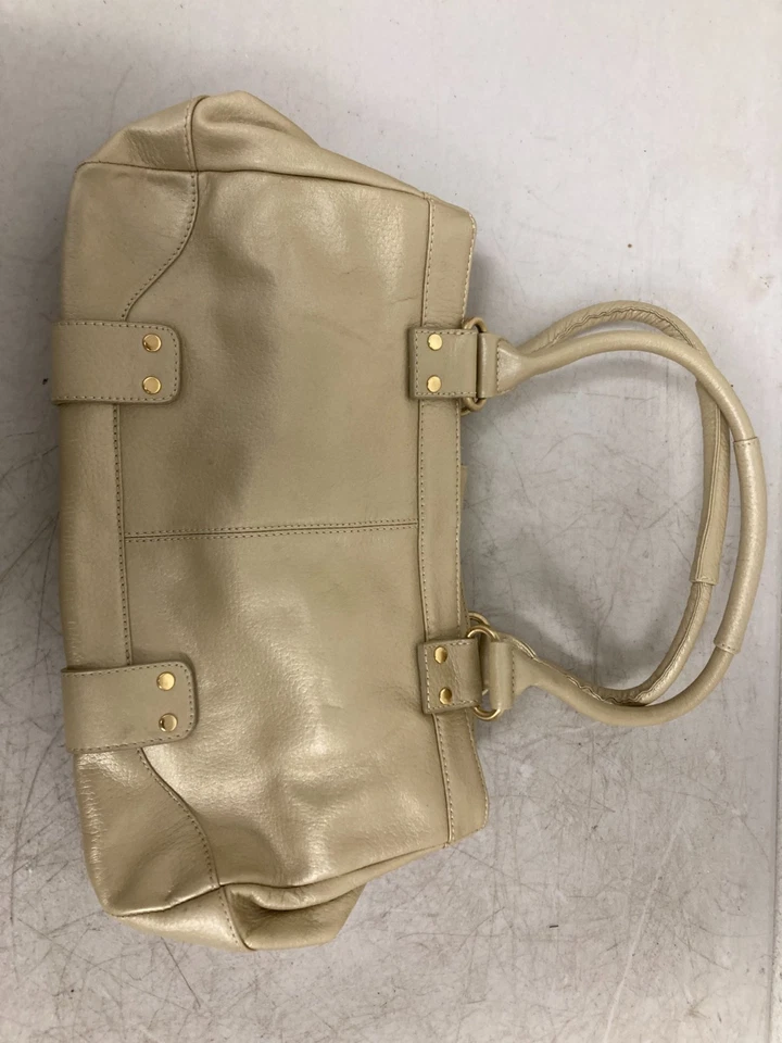 Maxx Off White Leather Shoulder Bag Purse Handbag Women's - Image 4 of 4