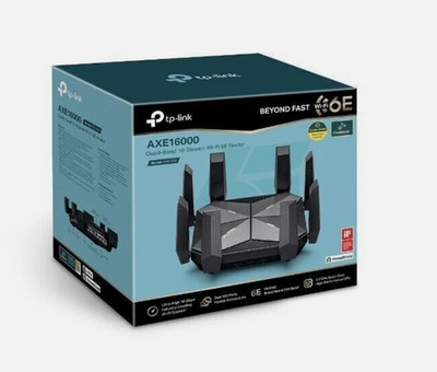 TP-Link AXE16000 Quad-Band WiFi 6E Router (Archer AXE300) Dual 10G - Brand New