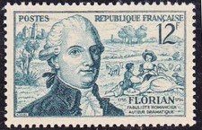 TIMBRE FRANCE 1021** Florian  1955