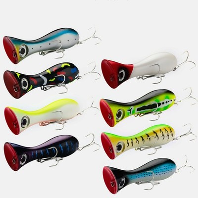 1pcs Large Top Water Popper Saltwater Offshore Fishing Lure Crankbait 9.5cm/31g