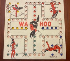Vtg 1960s Wa-Hoo Indian Princess 2-sided Game...